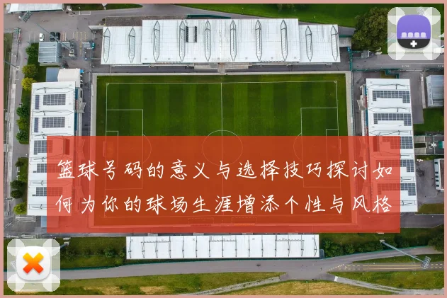 篮球号码的意义与选择技巧探讨如何为你的球场生涯增添个性与风格